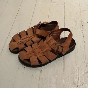 Leather fisherman sandals